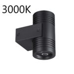 6648/12WL3 NATURE ODL25 687 черный/металл Фасадный светильник IP67 LED 12W 3000K 30° AC85-265V STIMA