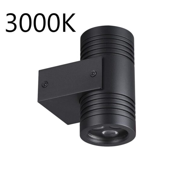 6648/12WL3 NATURE ODL25 687 черный/металл Фасадный светильник IP67 LED 12W 3000K 30° AC85-265V STIMA
