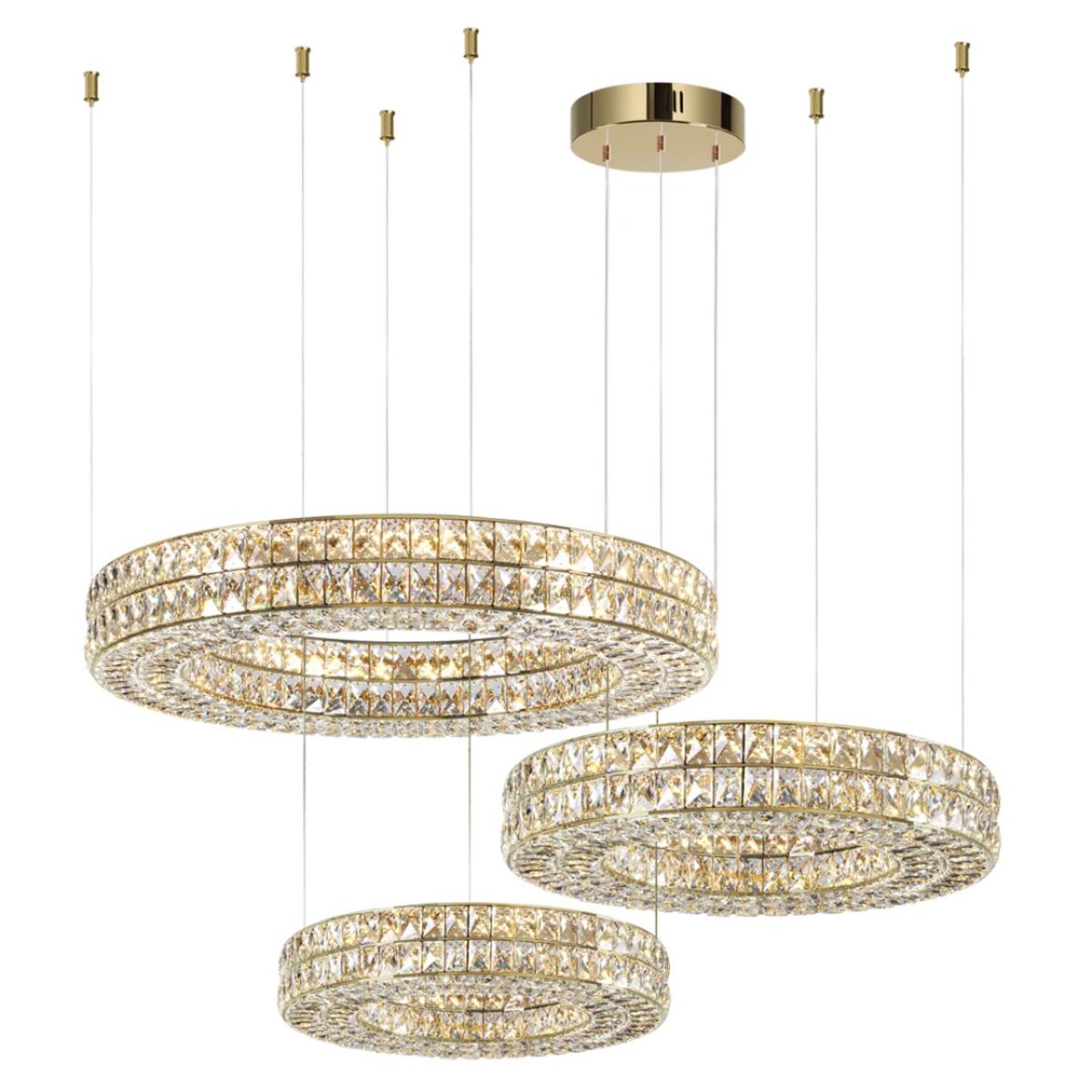 4926/98L L-VISION ODL24 581 золото/металл/хрусталь Люстра LED 98W 4000K 5850Лм PANTA — изображение 2