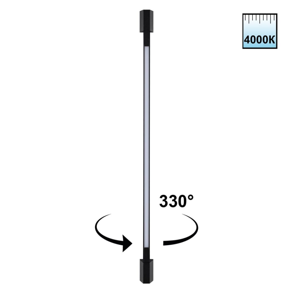 4c325a7e045381100d157436cdbcaae0 359890 STREET NT25 686 черный Светильник ландшафтный светодиодный IP54 LED 9W 4000К 220-240V VESPERA — изображение 1