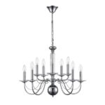 8034/10 CLASSI LN26 082 хром, металл/стекло Люстра подвесная Е14 10*40W 220V INCANTO