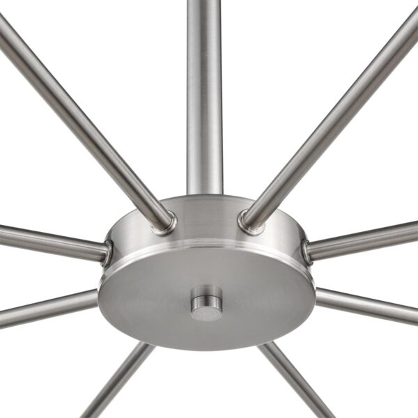 8099/8C COMFI LN26 105 никель/белый металл/стекло Люстра потолочная Е14 8*40W 220V MAVE