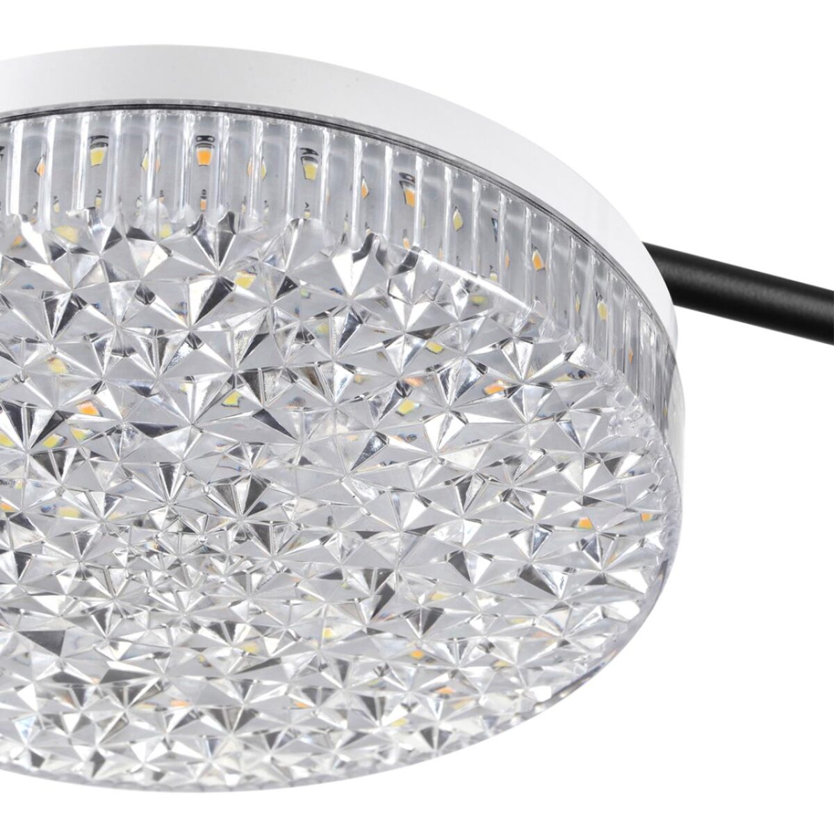 8236/4CL LEDIO LN25 000 черный, металл/акрил Люстра потолочная с ПДУ LED 55W 3000-6000К 220V DIDANA — изображение 2