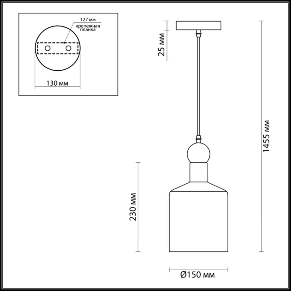 4085/1 PENDANT ODL19 417 темн.серый/золотой Подвес Е27 1*40W 220V BOLLI — изображение 2