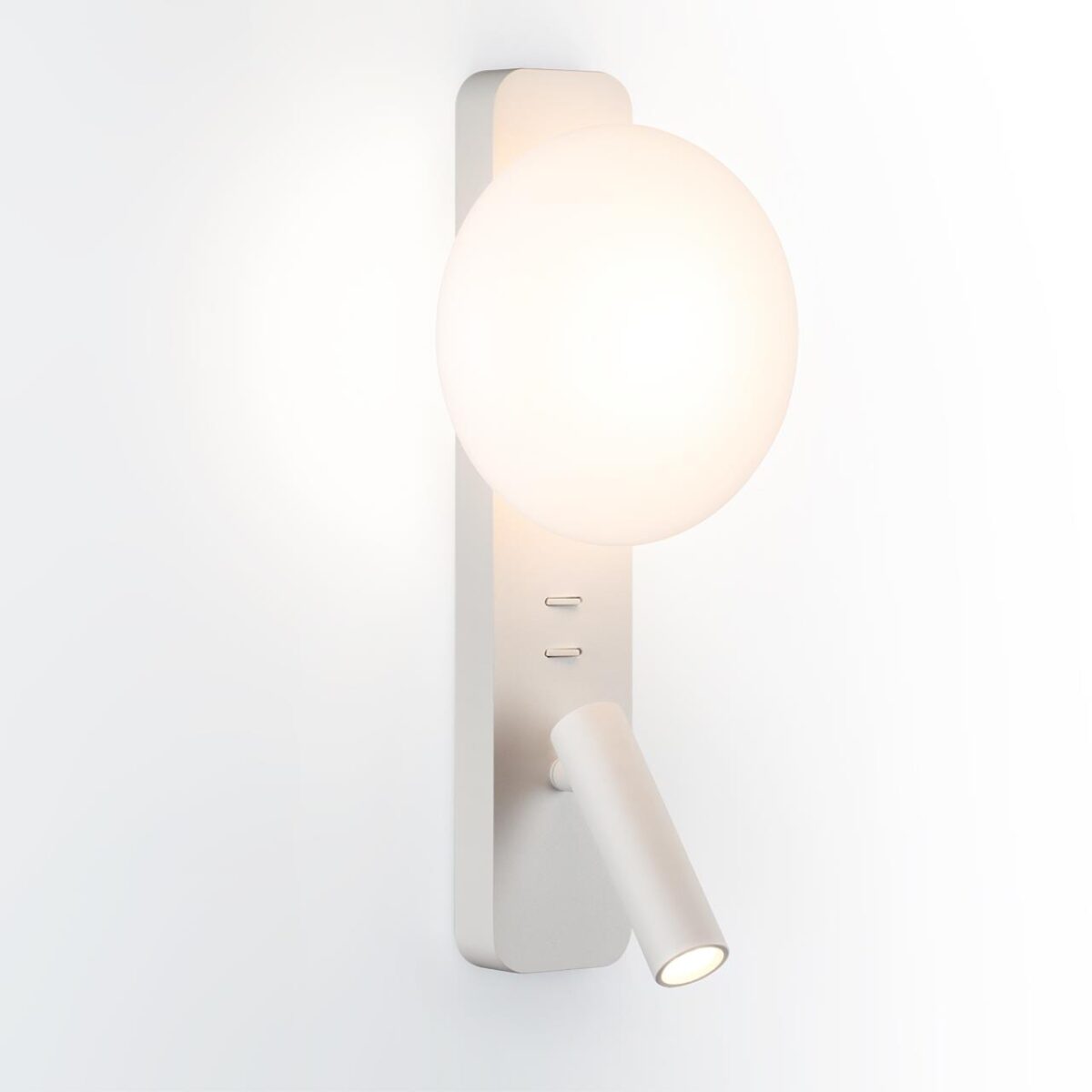 7049/5WL HIGHTECH ODL25 473 металл/акрил белый Настенный светильник IP20 LED 1*5W + 1*3W 2700K ALBERGO — изображение 2