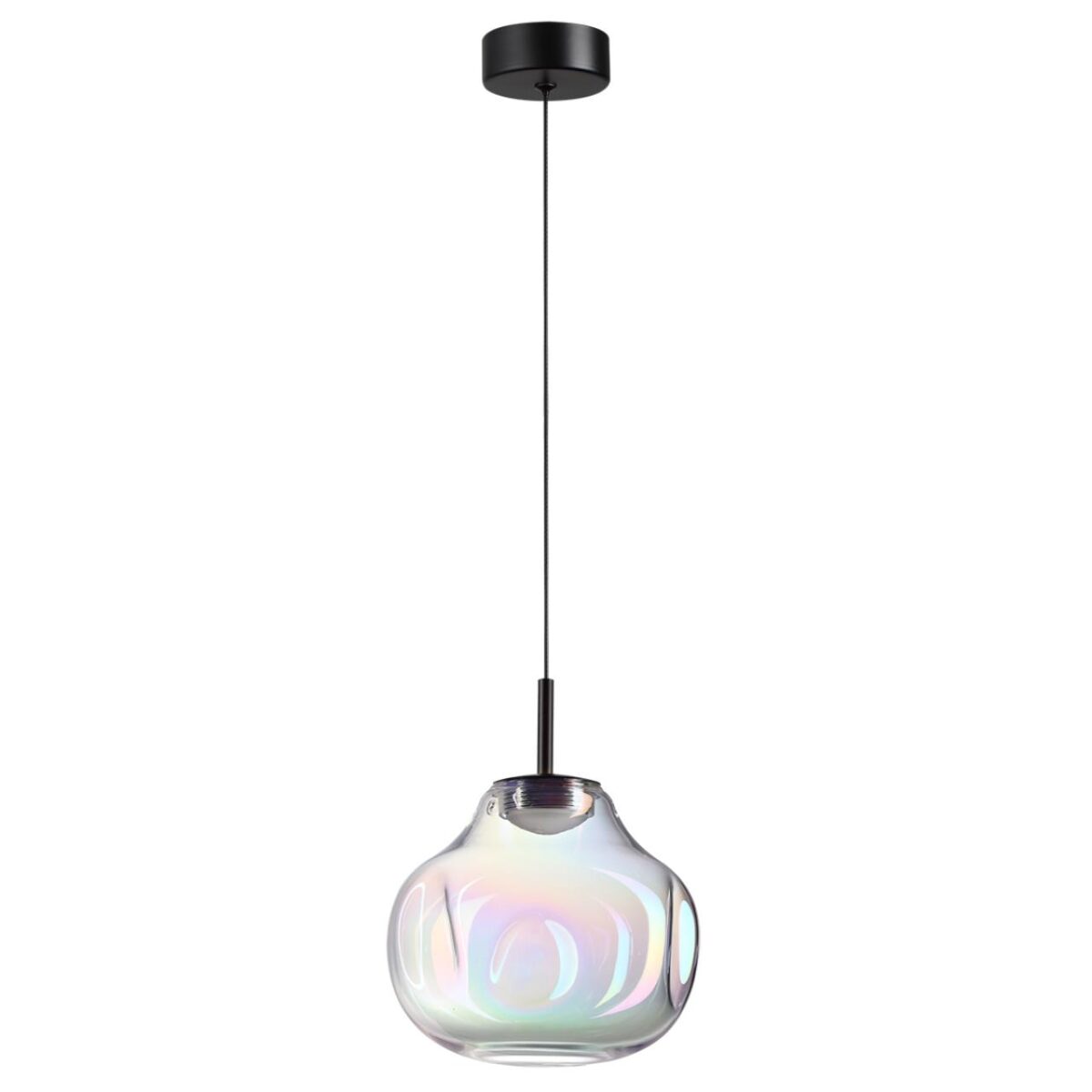 56ecfd114042ef7cb9995e376a2dbd77 5097/4LB PENDANT ODL25 363 черный/бензиновый/металл/стекло Подвес LED 4W 4000K 388Лм VASO — изображение 1
