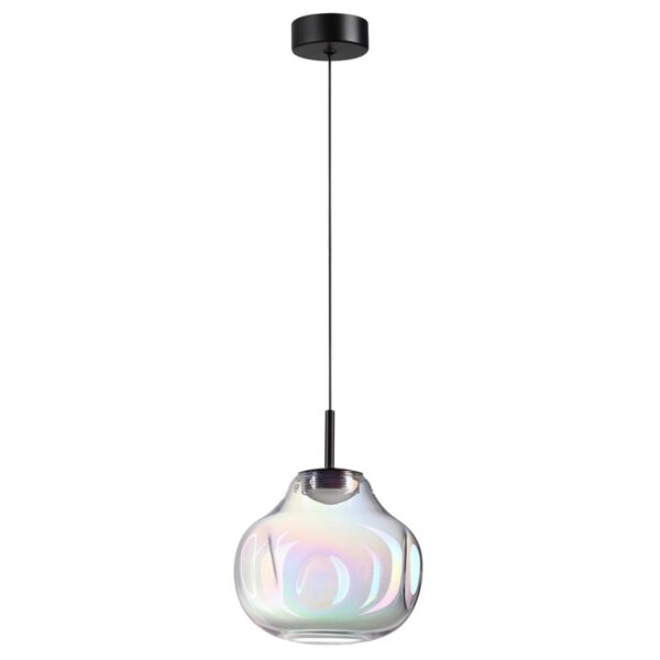 5097/4LB PENDANT ODL25 363 черный/бензиновый/металл/стекло Подвес LED 4W 4000K 388Лм VASO