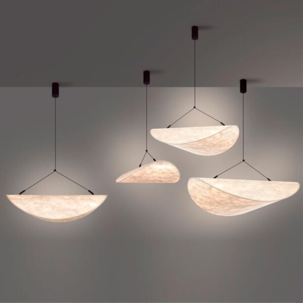 7067/30L L-VISION ODL25 191 Подвесной светильник металл/нетканный шелк/черн IP20 LED 20W 3000/3500/4000K 220V SILK