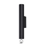 7105/6WL NATURE ODL25 683 настенный светильник металл IP54 LED 2*3W 3000K 85-265V TUBUS