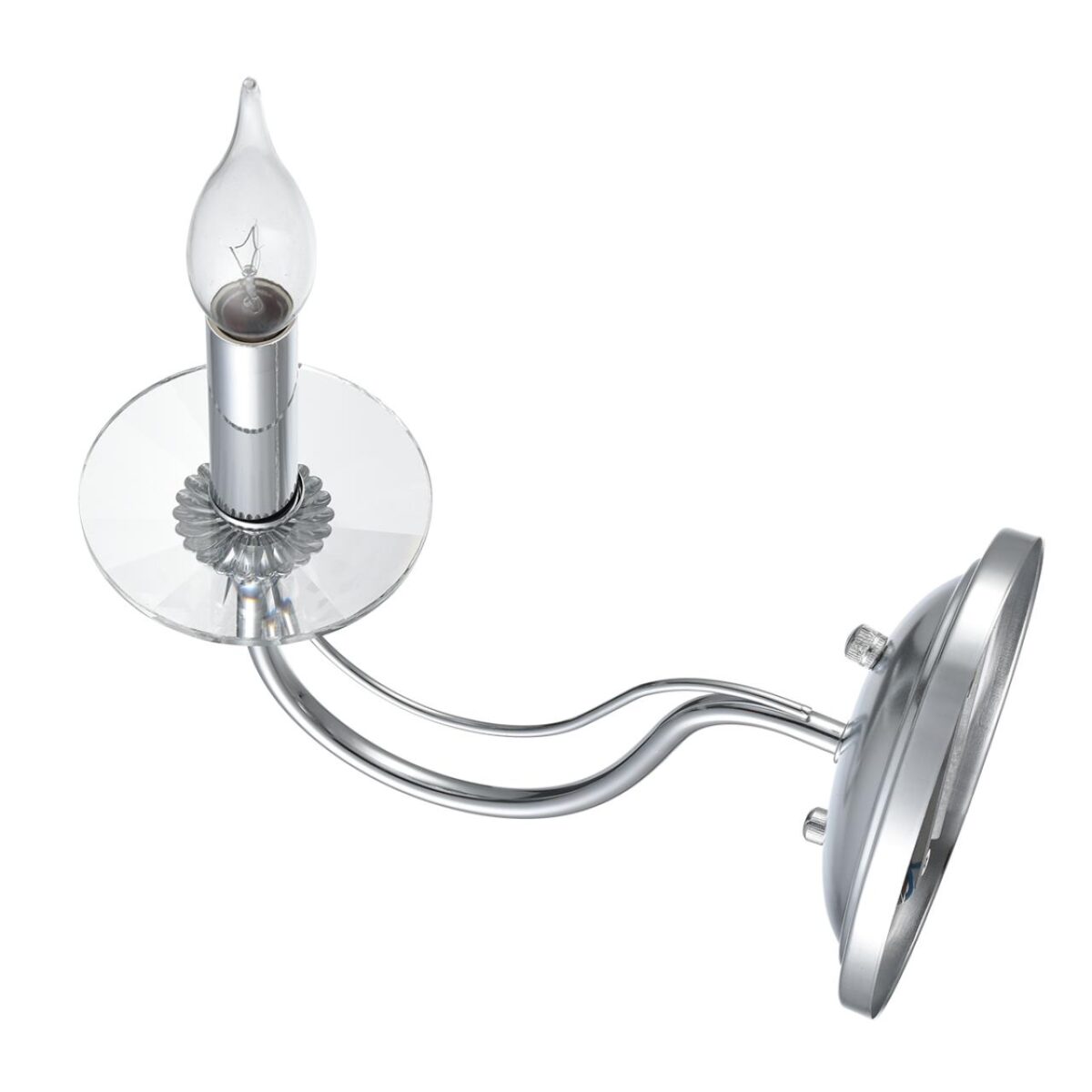 8034/1W CLASSI LN26 082 металл/стекло, хром/прозрачный Бра E14 1*40W 220V INCANTO — изображение 2