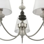 8283/5 CLASSI LN26 051 никель/белый, металл/керамика/текстиль Люстра Е14 5*40W 220V KENTUKI — изображение 3
