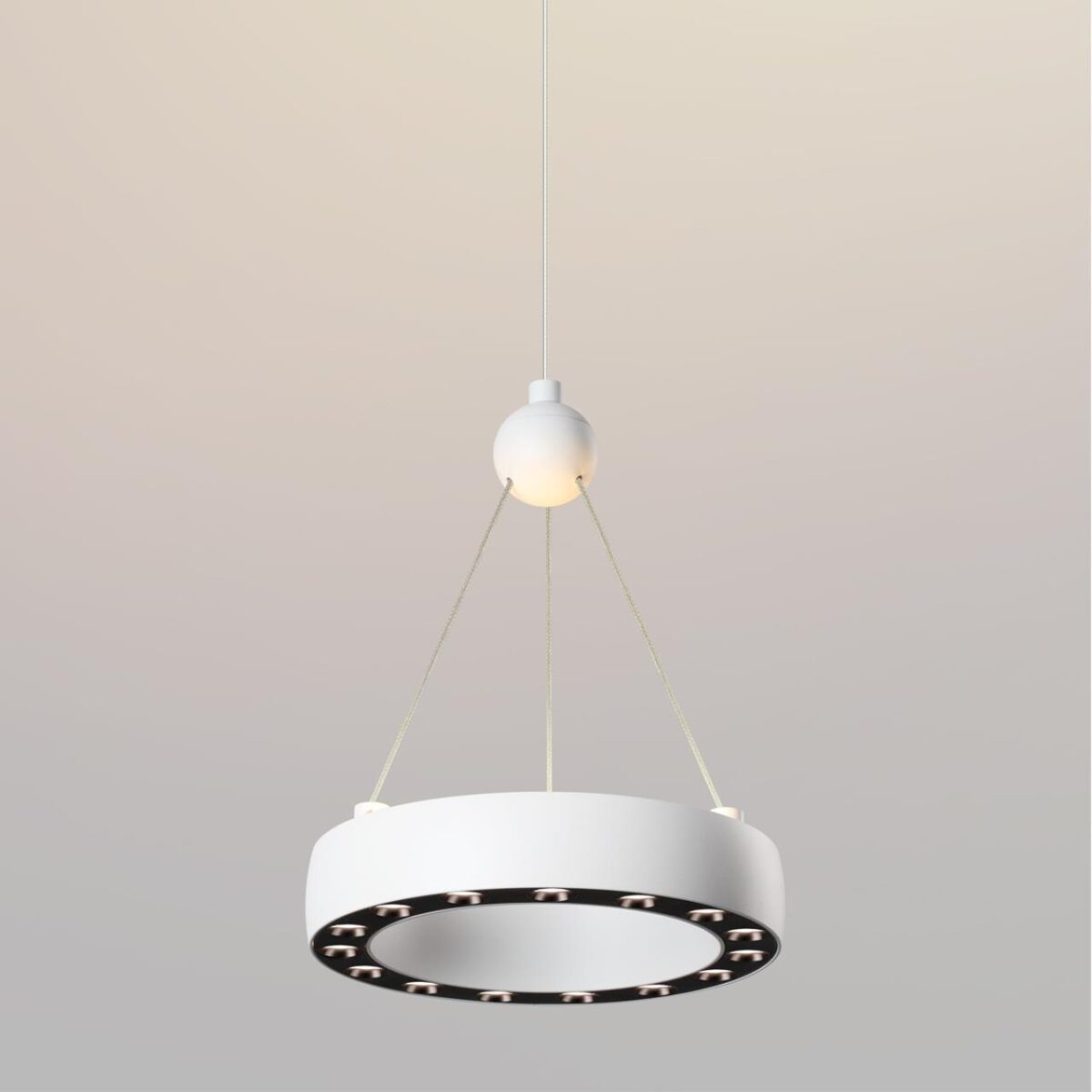 359395 OVER NT24 278 белый Светильник подвесной светодиодный, длина провода 2м IP20 LED 12W вниз/5W вверх 220V 1360Лм 3000K TURN — изображение 3