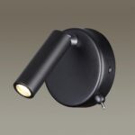 5220/3WL LEDIO LN22 000 черный Бра с выкл. LED 3W 3000K 330Лм  220V CHASE — изображение 2