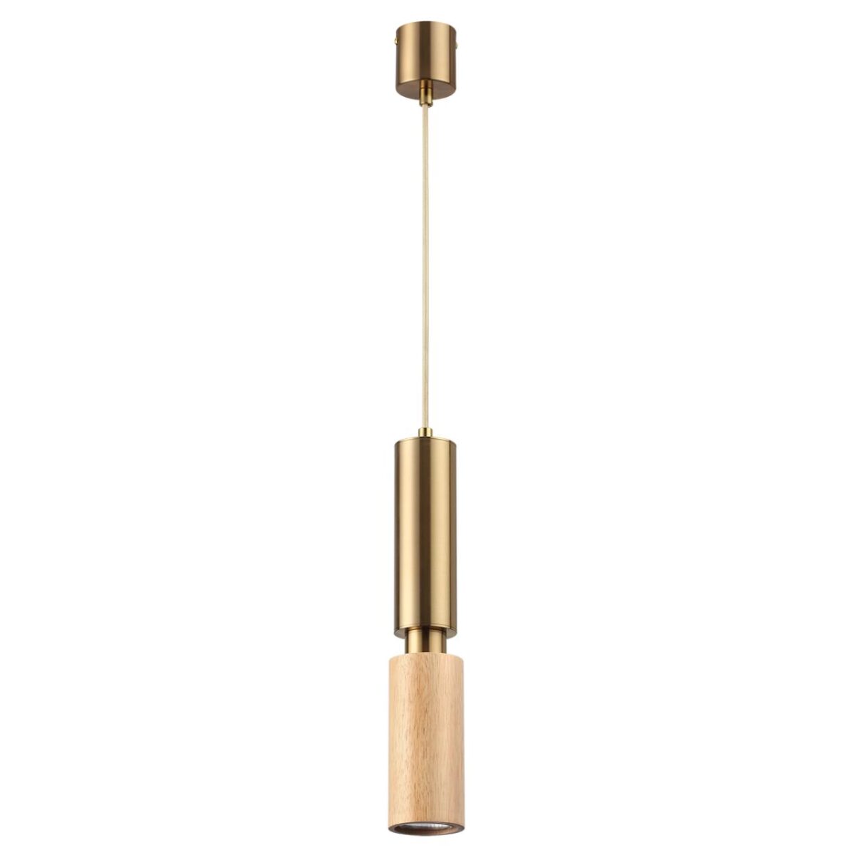 61a4a469a26bbbd95d8cddbd888834a6 7061/1A MINIMA ODL25 217 Подвесной светильник светлое дерево/металл IP20 GU10 LED 7W 220V CAUCHO — изображение 1