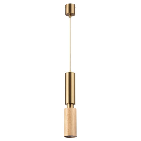 7061/1A MINIMA ODL25 217 Подвесной светильник светлое дерево/металл IP20 GU10 LED 7W 220V CAUCHO