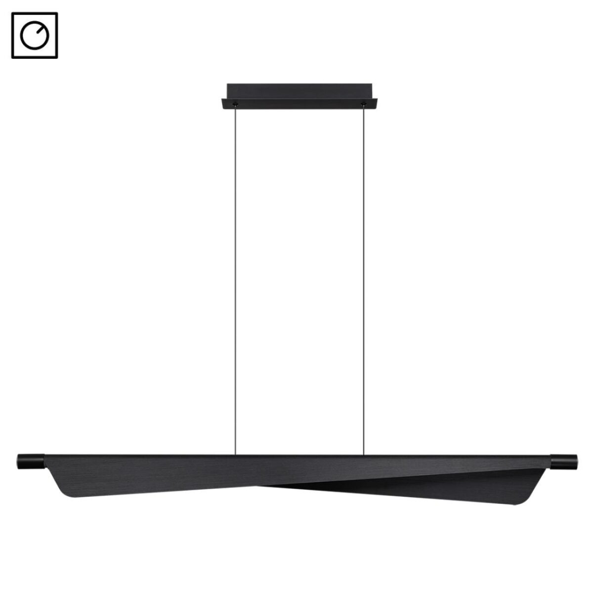 620c01f0841ebc0b7fd84447f71c6022 7017/24LA HIGHTECH ODL25 319 Подвесной светильник c сенсорн. выкл (диммер яркости) металл/акрил черн. брашинг IP20 24W CRI 90 3000K 220V LINEA — изображение 1