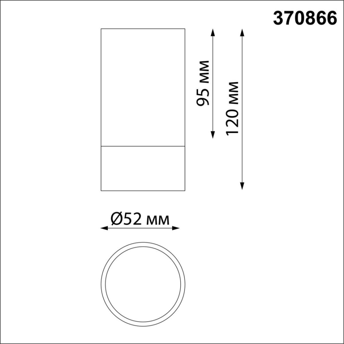 370866 OVER NT22 416 белый/серебро Светильник накладной IP20 GU10 9W 220V SLIM — изображение 2