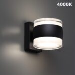 359720 STREET NT25 716 черный Светильник ландшафтный с переключателем цв. температуры IP65 LED 16W 100-240V 2700К/3200К/4000К ESTIMA — изображение 3