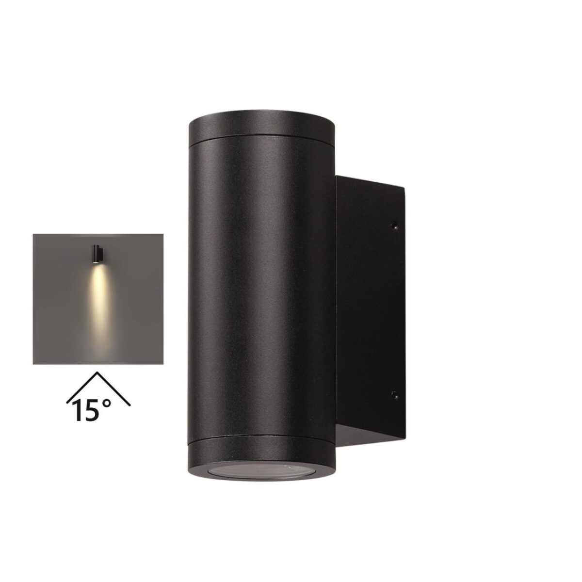 7071/7WL NATURE ODL25 685 Настенный светильник черный/металл IP65 LED 7W 3000K 15° AC85~265V LONG — изображение 1