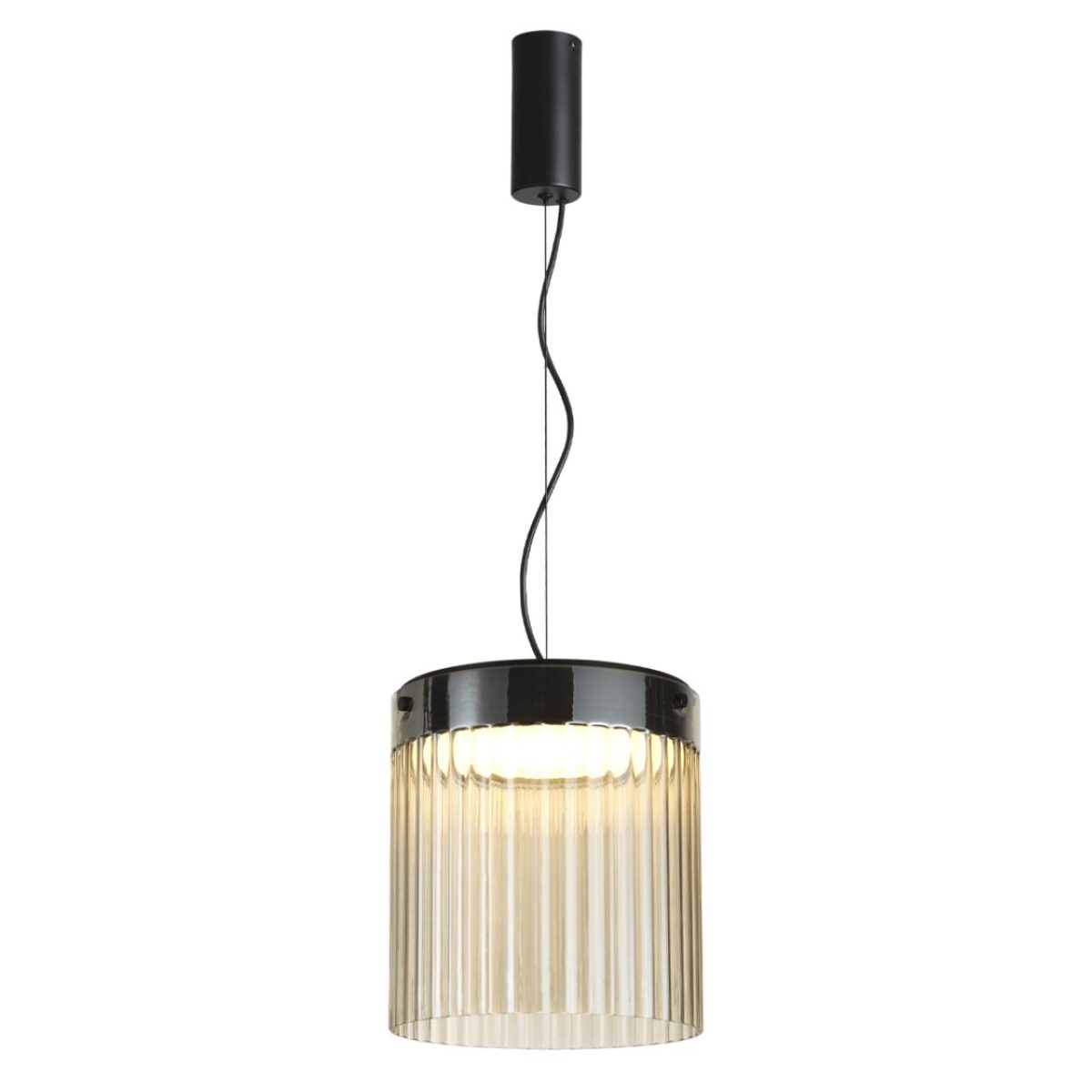 5047/20L L-VISION ODL24 000 черный/светл.янтарный/металл/стекло Подвес LED 20W 4000К 2238Лм PILLARI — изображение 3
