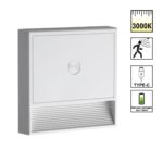359709 OVER NT25 434 белый Светильник накладной сенсорный для лестниц IP20  LED 0.4W 3000К 1000mAh Li-ion, 5V VESPERA