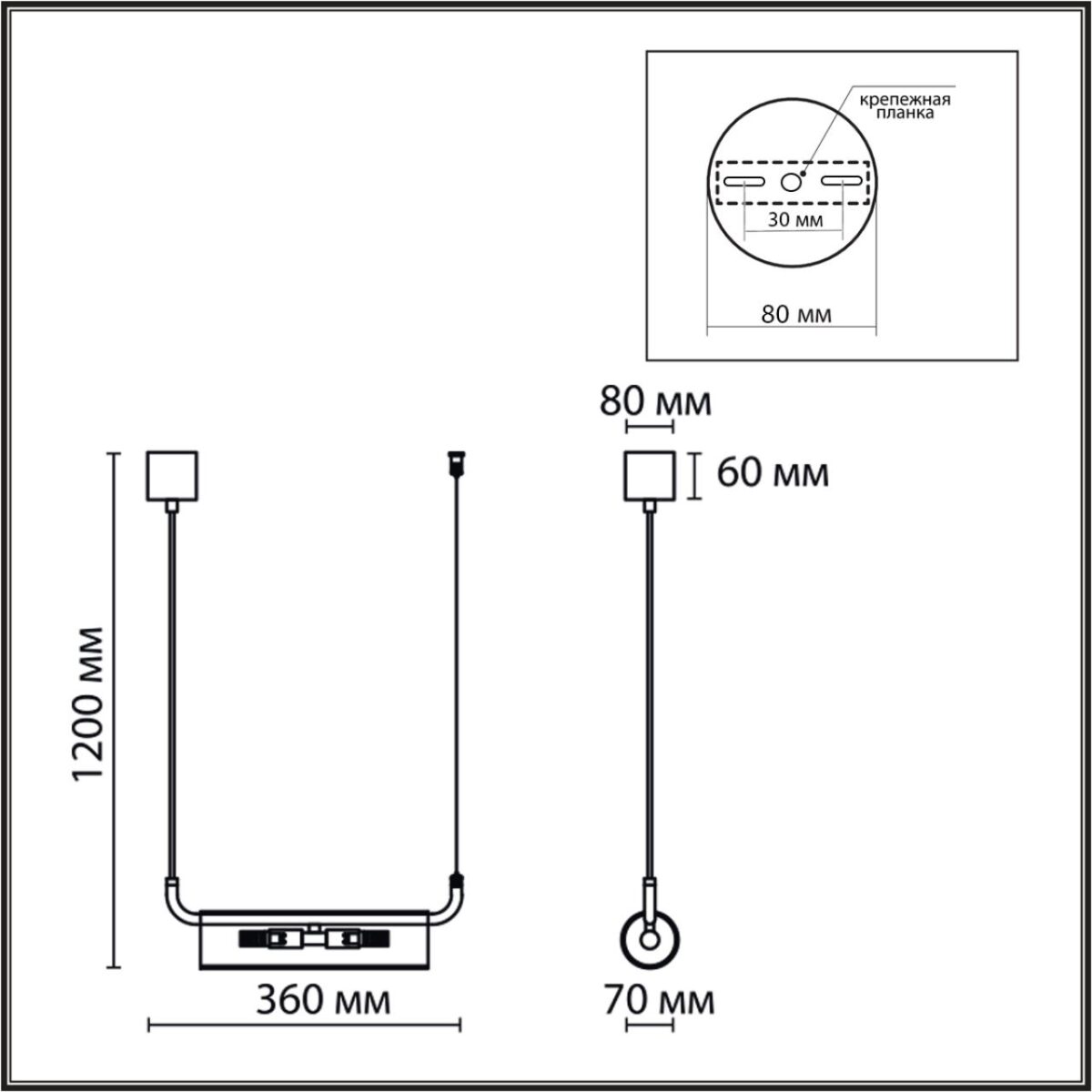 6561/2 SUSPENTIONI LN26 284 черный/прозрачный/металл/стекло Подвес G9 2*20W 220V TORONTO — изображение 2