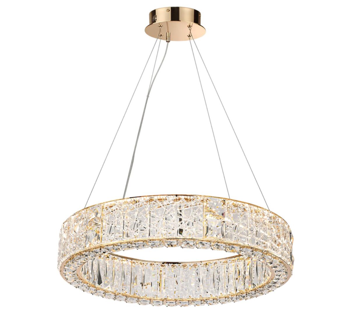 5071/70L HALL ODL24 595 золото/прозрачный/металл/хрусталь/стекло Люстра LED 52W 3700K VERSION — изображение 2