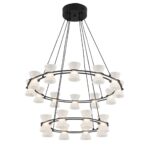 8341/70L LEDIO LN26 227 черный/прозрачный металл/акрил Люстра подвесная LED 70W 3000K 220V VINORA — изображение 3