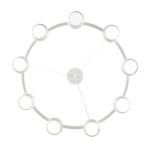 8254/9 COMFI LN26 246 белый металл Светильник подвесной LED GX53 8*7W 220V LUAZANA — изображение 3