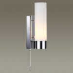 2660/1W DROPS ODL14 509 хром/белый Настенный светильник с выкл IP44 E27 40W 220V TINGO — изображение 2