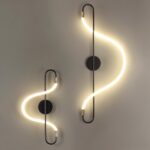 4303/12WL HIGHTECH ODL22 447 черный/античная бронза Настенный светильник IP20 LED 12W 720Лм 4000K KEYS — изображение 2