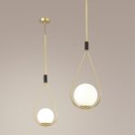4810/1 PENDANT ODL21 415 золтой/черный/белый Подвес E14 1*40W FLARI — изображение 2