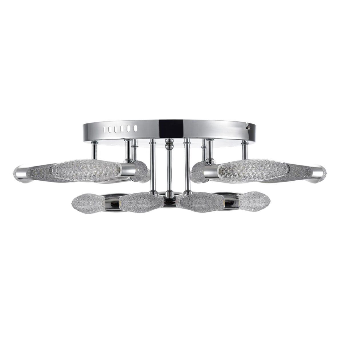 8239/9CL LEDIO LN25 000 хром, металл/пластик Люстра потолочная с ПДУ LED 120W 3000-6000K 220V RUANA — изображение 3