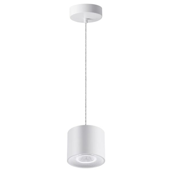 358793 OVER NT21 356 белый Светильник накладной светодиодный, длина провода 2м IP20 LED 15W 4000K 1600Лм 110-265V BIND