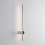 8310/12WL LEDIO LN26 436 серебро, металл/силикон Настенный светильник с диммером LED 12W 3000/4000/7000K 220V BRAM — изображение 3
