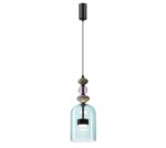 5046/12L L-VISION ODL24 369 черный/голубой/металл/стекло/керамика Подвес LED 12W 4000К 1400Лм PALLETA — изображение 3
