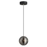 5041/12L L-VISION ODL24 531 черн./золото/дымчатый/металл/стеко Подвес LED 12W 4000К 1526Лм TRONI