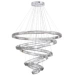 4930/260L L-VISION ODL24 593 хром/прозрачный металл/хрусталь Люстра LED 260W 4000K 30600Лм VEKIA