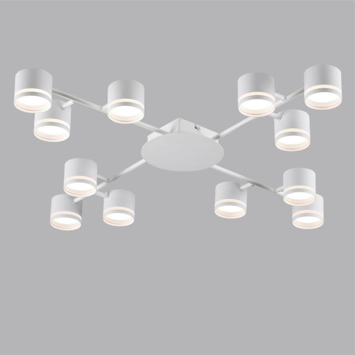 8235/12C COMFI LN26 242 белый, металл Люстра потолочная LED GX53 12*12W 220V GARETA — изображение 3