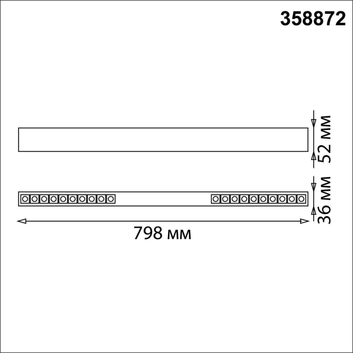 358872 OVER NT22 402 черный Светильник накладной/подвесной светодиодный (длина подвесов 1,2м) IP20 LED 4000K 30W 220V ITER — изображение 2