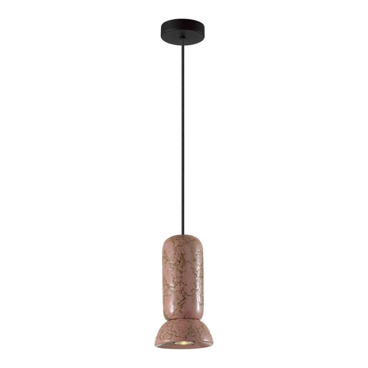 5054/1C PENDANT ODL24 379 черный/розовый/коричн./металл/керамика Подвес GU10 LED 4W KERAMA — изображение 2