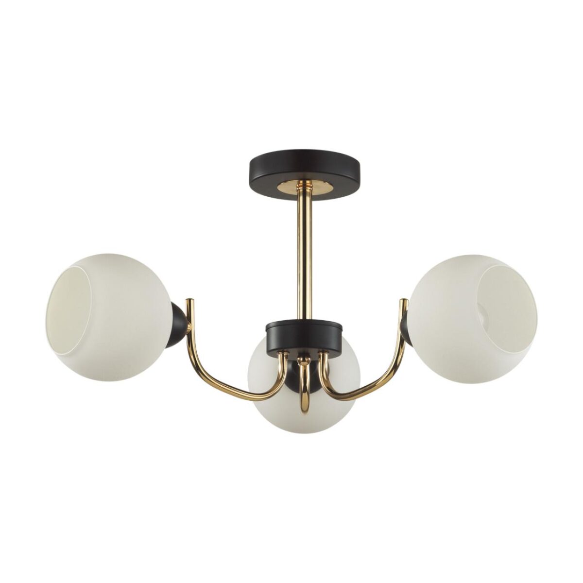 8a28eeb0c2b640d12b8a4ec7a93d22f0 5642/3C COMFI LN23 000 чёрный, золотой Люстра потолочная E27 3*60W 220V BLISS — изображение 1