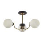 5642/3C COMFI LN23 000 чёрный, золотой Люстра потолочная E27 3*60W 220V BLISS