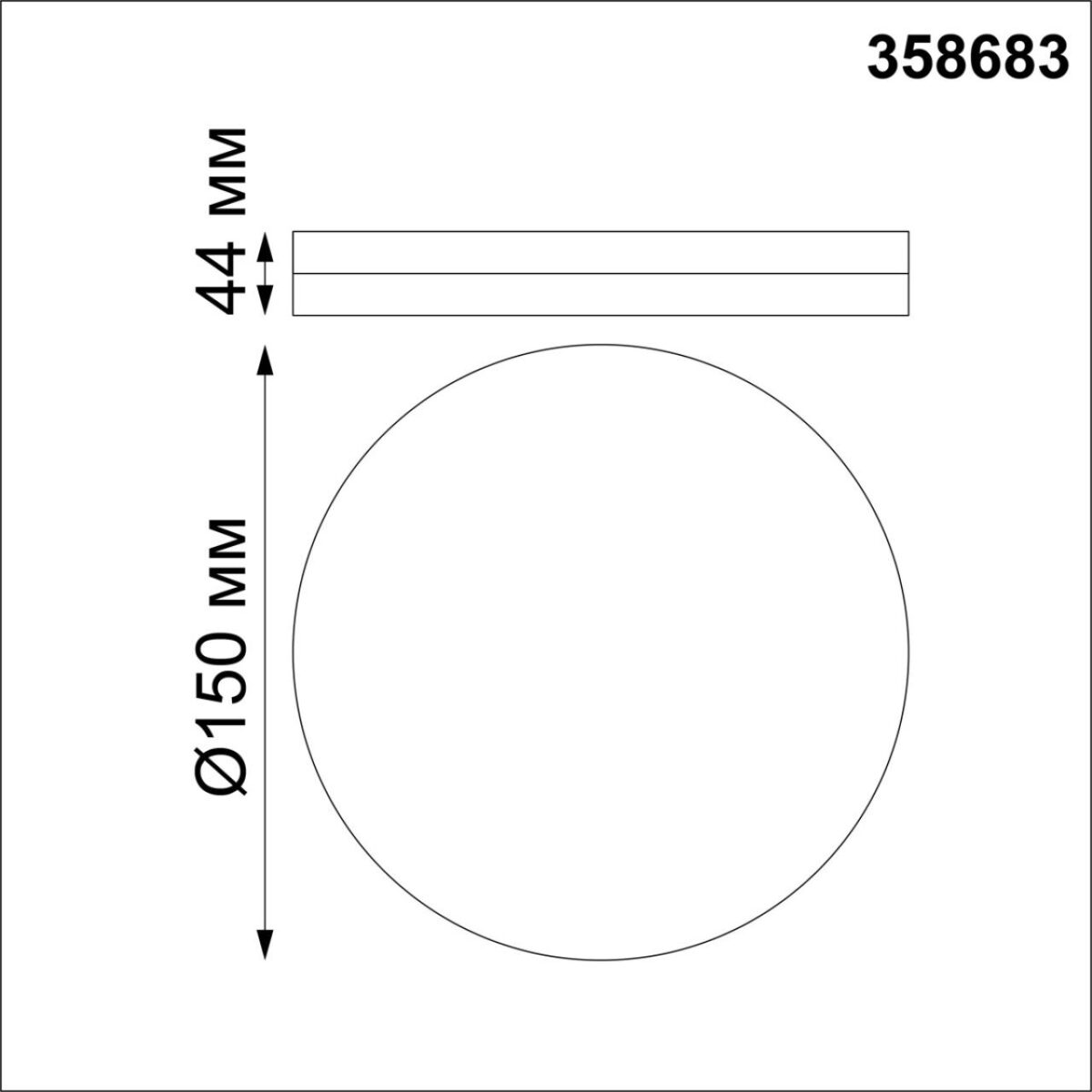 358683 OVER NT21 591 белый Светильник накладной влагозащищенный IP54 LED 4000K 10W 100-240V PANDORA — изображение 2