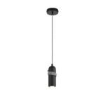 8364/1A ECO LN26 330 черный, металл/бетон Подвес E27 LED 10W 220V TESLA — изображение 3