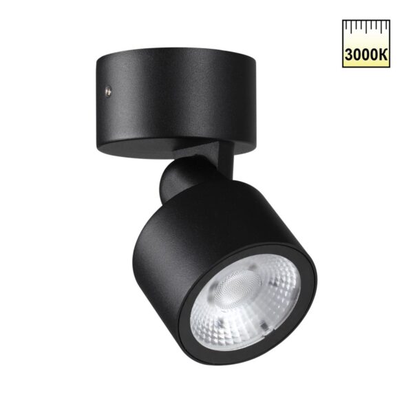 359586 STREET NT25 694  черный Светильник ландшафтный светодиодный IP65 LED 9W 3000К 100-240V FOCUS