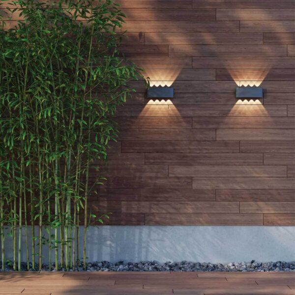 358461 STREET NT20 736 темно-серый  Ландшафтный настенный светильник IP54 LED 4000K 8W 85-265V CALLE