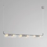 8258/6 SUSPENTIONI LN26 286 серебро/прозрачный, металл/стекло Подвес G9 6*20W 220V TORONTO — изображение 3