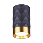 4287/1C HIGHTECH ODL22 329 черный/золотистый/металл Потолочный светильник IP20 LED GU10 max 10W AD ASTRUM — изображение 2