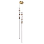 6640/16WL HIGHTECH ODL25 227 Настенный светильник бронзов/белый/металл/акрил IP20 LED 16W 3500K 220V MONELLA